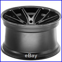 22 Ferrada FR2 22x9.5/11 Matte Black Concave Wheel Dodge Charger SRT Hellcat