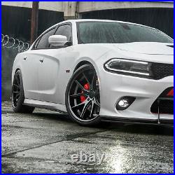 22 Ferrada Fr2 Matte Black Concave Wheels Rims Fits Dodge Charger Rt Se Srt8