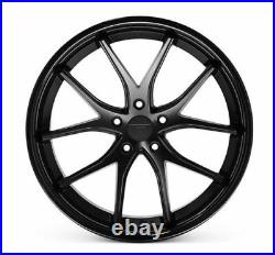 22 Ferrada Fr2 Matte Black Concave Wheels Rims Fits Dodge Charger Rt Se Srt8