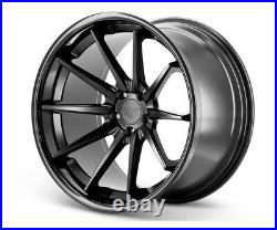 22 Ferrada Fr4 Matte Black Concave Wheels For Mercedes W222 S550 S63 S65