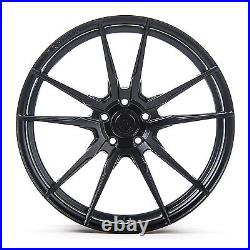 22 ROHANA RFX2 MATTE BLACK CONCAVE WHEELS FOR TESLA MODEL X 22x9 22x10.5