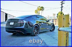 22 ROHANA RFX2 MATTE BLACK CONCAVE WHEELS FOR TESLA MODEL X 22x9 22x10.5