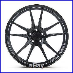 22 Rohana Rf2 Matte Black Concave Wheels For Porsche 970 Panamera S Turbo 4s