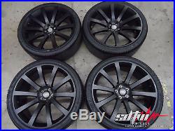 22 SRT-8 Style Matte Black Wheels Rims w Tires Fits Dodge Charger Chrysler 300