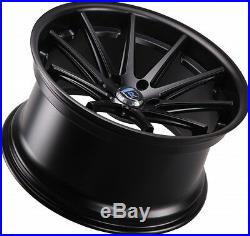 22x10.5 +42 Rohana RC10 5x120 Matte Black 22 Wheels Set For BMW X5M X6M