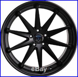 22x10.5 +42 Rohana RC10 5x120 Matte Black 22 Wheels Set For BMW X5M X6M