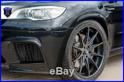 22x10.5 +42 Rohana RC10 5x120 Matte Black 22 Wheels Set For BMW X5M X6M