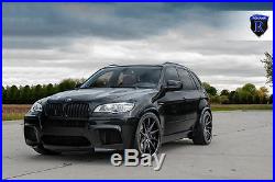22x10.5 +42 Rohana RC10 5x120 Matte Black 22 Wheels Set For BMW X5M X6M