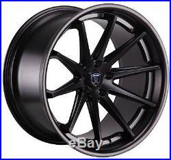22x10.5 +42 Rohana RC10 5x120 Matte Black Wheel Fit Bmw X5 M 2013 Aggressive Rim