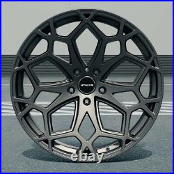23 HAWKE ASTRID Matte Black Alloy Wheels x4 23x10 5-120 RANGE ROVER VOGUE L405