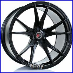 2FORGE ZF2 Alloy Wheel MATT BLACK 20x12 5X120 76mm CB ET27 TO 58
