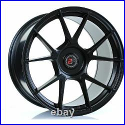 2FORGE ZF6 Alloy Wheel MATT BLACK 18x11 5X112 76mm CB ET18 TO 55