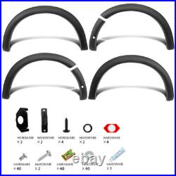 30mm MATTE BLACK WHEEL ARCHES Fits Ford Ranger Wildtrak 2023+ PARK ASSIST MODEL