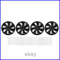 419 Wheel Cover Hubcaps Rim Cover Matte Black For Tesla Model Y 2020-2023 NEW