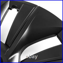 4PCS 19 Wheel Cover Hubcaps Rim Cover Matte Black For Tesla Model Y 2020-2023