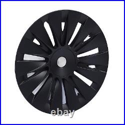 4PCS 19in Wheel Hub Cap Matte Black Sporty Wheel Rim Cover Part For Mo HEN