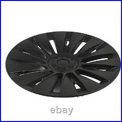 4PCS 19in Wheel Hubcap Matte Black Reduce Wind Resistance Part For Mod SLS