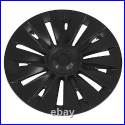 4PCS 19in Wheel Hubcap Matte Black Reduce Wind Resistance Part For Mod SLS