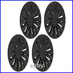 4PCS 19in Wheel Hubcap Matte Black Reduce Wind Resistance Part For Mod SLS