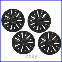 4PCS 19in Wheel Hubcap Matte Black Reduce Wind Resistance Part For Mod SLS