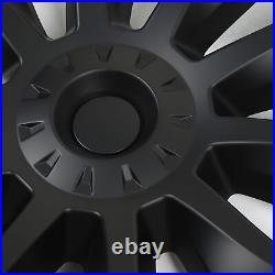 4PCS 20in Wheel Hub Cap Matte Black Personalized Wheel Rim Hubcap Part For T SLS