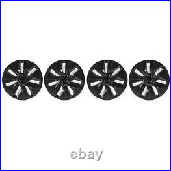 4PCS For Tesla Model Y 2020-23 19inch Wheel Cover Hubcaps Rim Cover Matte Black