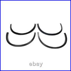 4PCS Matte Black Wheel Arch Fender Flares Trim Lips For Alfa Romeo Stelvio 2017+
