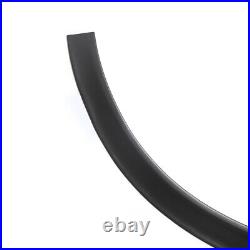 4PCS Matte Black Wheel Arch Fender Flares Trim Lips For Alfa Romeo Stelvio 2017+