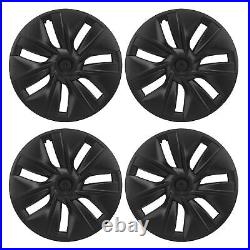 4PCS Wheel Cover Hubcap 19 Inch Matte Black Wheel Cover Wheel Hub Caps ABS Car