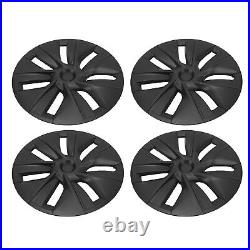 4PCS Wheel Cover Hubcap 19 Inch Matte Black Wheel Cover Wheel Hub Caps ABS Car