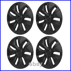 4PCS Wheel Cover Hubcap 19 Inch Matte Black Wheel Cover Wheel Hub Caps ABS Car