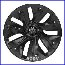 4PCS Wheel Cover Hubcap 19 Inch Matte Black Wheel Cover Wheel Hub Caps ABS Car