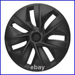 4PCS Wheel Cover Hubcap 19 Inch Matte Black Wheel Cover Wheel Hub Caps ABS Car