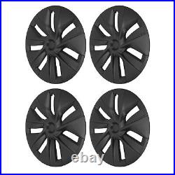 4PCS Wheel Cover Hubcap 19 Inch Matte Black Wheel Cover Wheel Hub Caps ABS Car