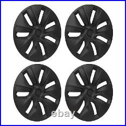 4PCS Wheel Cover Hubcap 19 Inch Matte Black Wheel Cover Wheel Hub Caps ABS Car