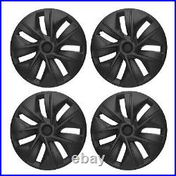 4PCS Wheel Cover Hubcap 19 Inch Matte Black Wheel Cover Wheel Hub Caps ABS Car