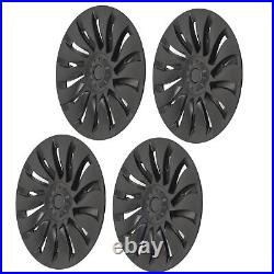 4PCS Wheel Hub Cap For Model Y 2020-2023 19in Matte Black Stylish