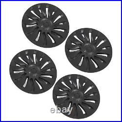 4PCS Wheel Hub Cap For Model Y 2020-2023 19in Matte Black Stylish