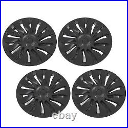 4PCS Wheel Hub Cap For Model Y 2020-2023 19in Matte Black Stylish