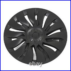 4PCS Wheel Hub Cap For Model Y 2020-2023 19in Matte Black Stylish