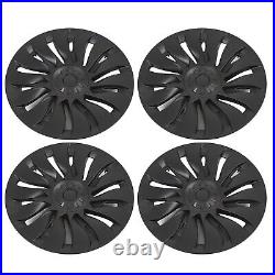 4PCS Wheel Hub Cap For Model Y 2020-2023 19in Matte Black Stylish