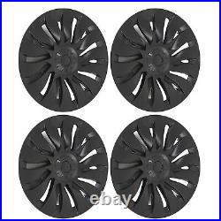 4PCS Wheel Hub Cap For Model Y 2020-2023 19in Matte Black Stylish