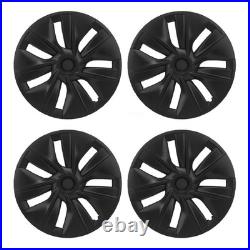 4PCS Wheel Hub Cap Matte Black High Strength Textured Design Replacement Fo OU 4PCS Wheel Hub Cap Matte Black High Strength Textured Design Replacement Fo OU
