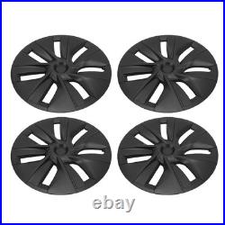4PCS Wheel Hub Cap Matte Black High Strength Textured Design Replacement Fo OU