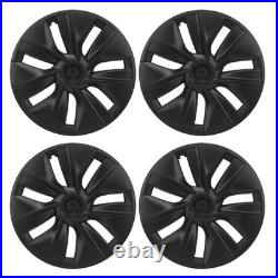 4PCS Wheel Hub Cap Matte Black High Strength Textured Design Replacement Fo OU