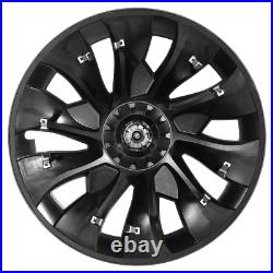 4Pcs 18 Wheel Cover Hubcaps Rim Cover For Tesla Model 3 2017-2023 Matte Black