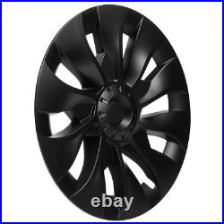 4Pcs 18 Wheel Cover Hubcaps Rim Cover For Tesla Model 3 2017-2023 Matte Black