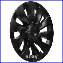 4Pcs 18 Wheel Cover Hubcaps Rim Cover Matte Black For Tesla Model 3 2017-2023