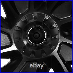 4Pcs 18 Wheel Cover Hubcaps Rim Cover Matte Black For Tesla Model 3 2017-2023