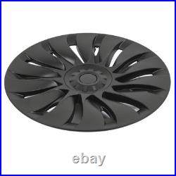 4Pcs 19 Inch Wheel Hub Cover Matte Black Automobile Wheel Hub Fully Wrap Rim